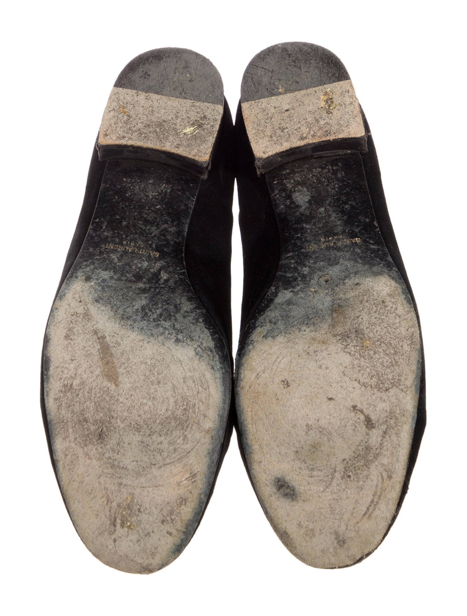 Saint Laurent Velvet Loafers